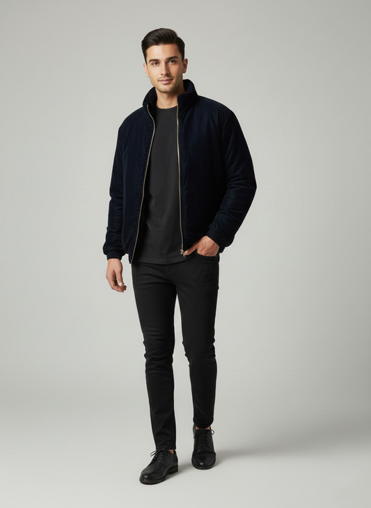 Classic Velvet Zip Jacket
